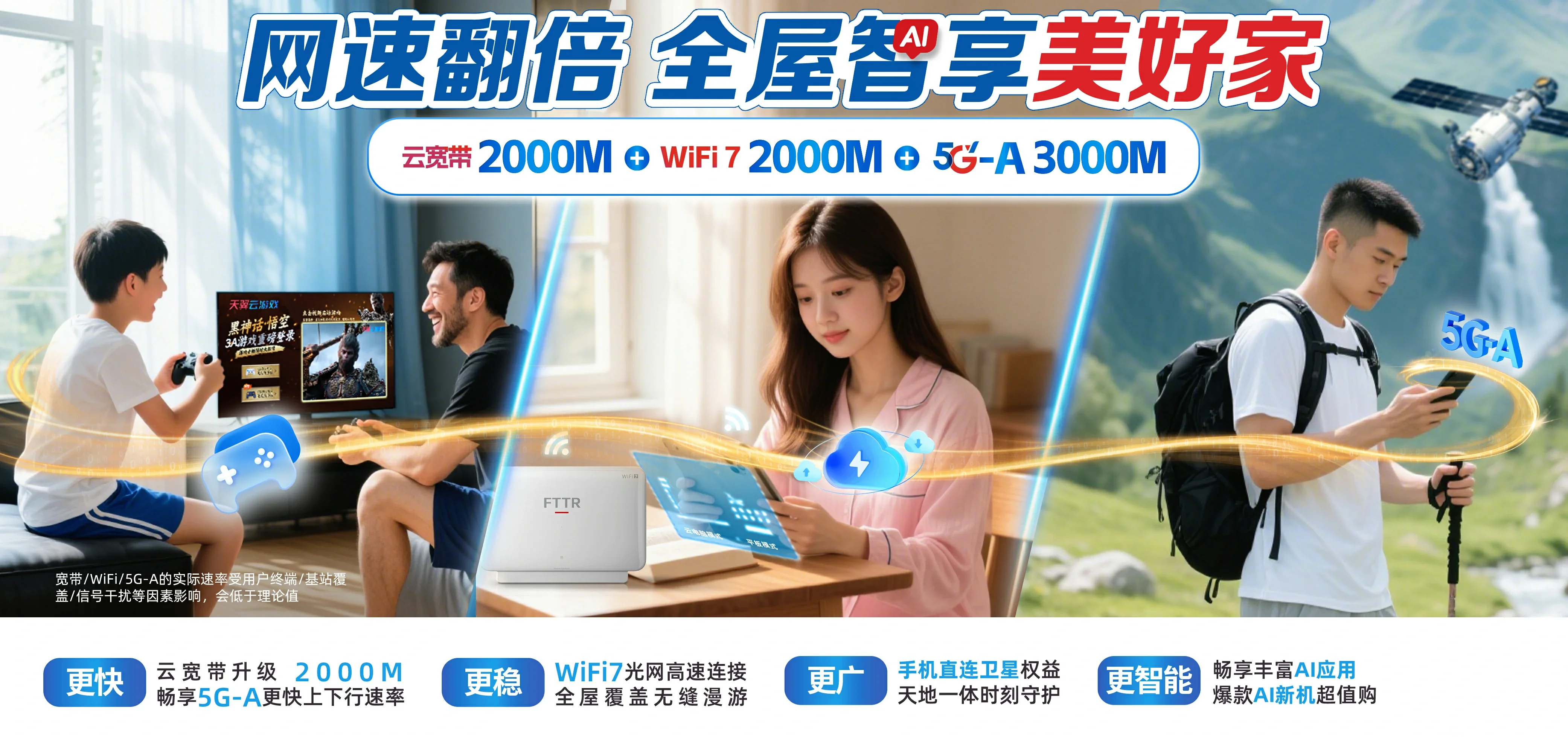 中国电信 永寿县电信宽带 宽带套餐